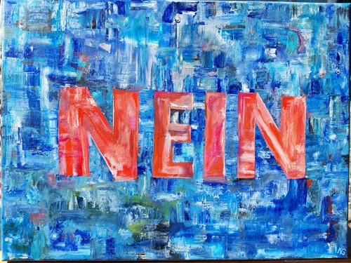 ölgemälde nein - Ölgemälde,